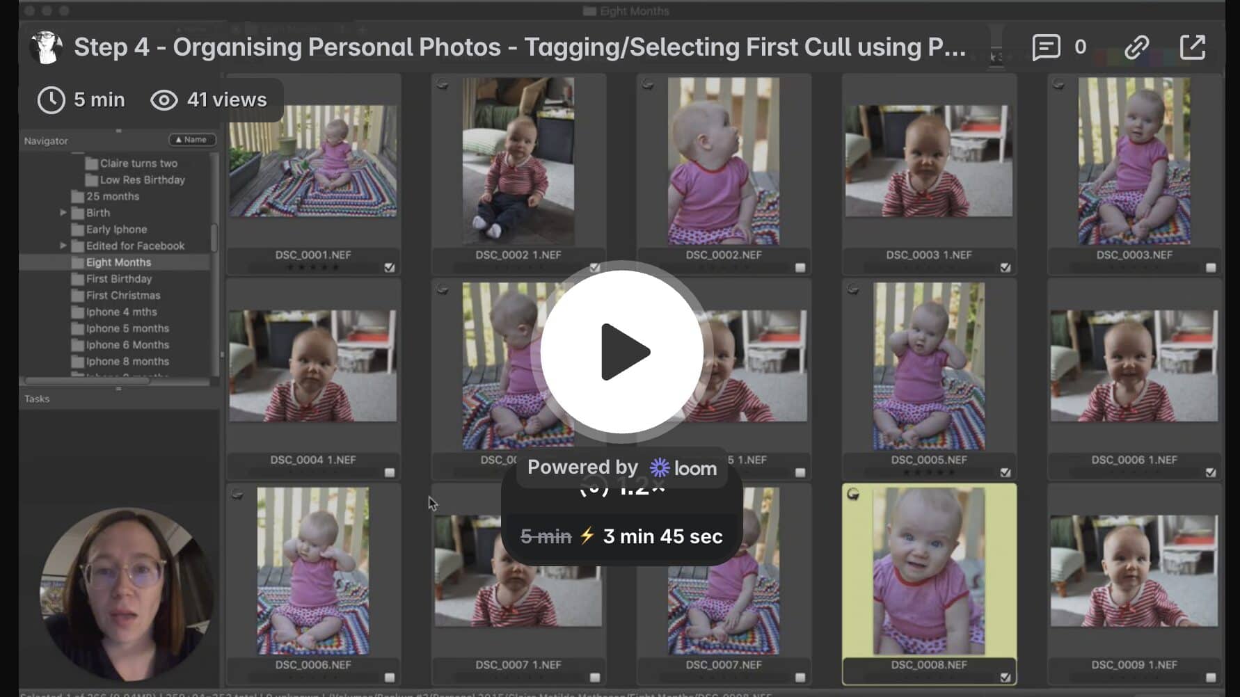 step 4 organise photos video screenshot
