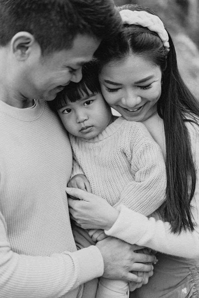 family photograph of Jade and Anthony from Singapore