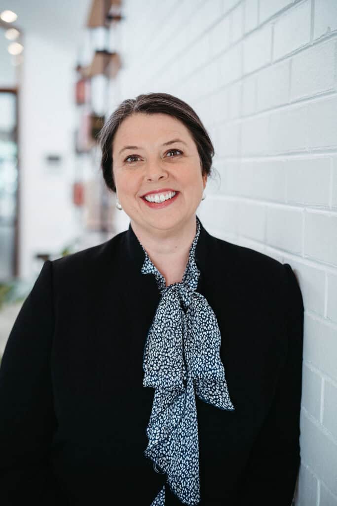 a portrait of melbourne business woman Melodie Potts Rosevear