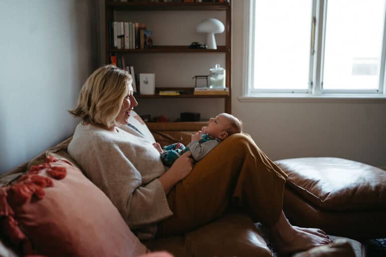 melbourne in home newborn photography bedroom natural light