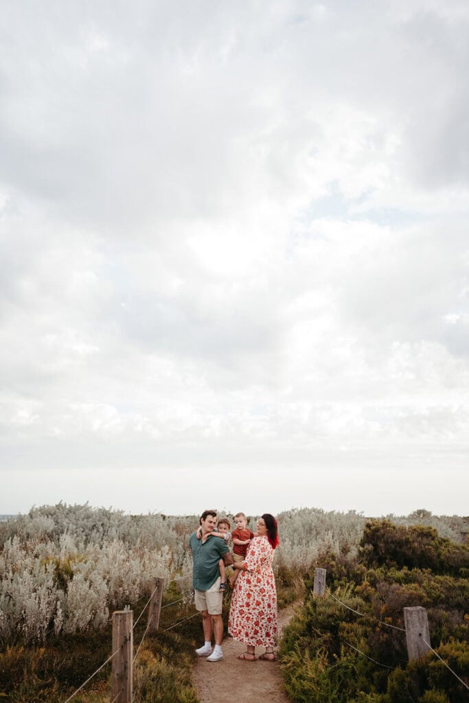 a family at jawbone marine sanctuary